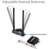 Asus AX3000 (Pce-AX58BT) Next-Gen WiFi 6 Dual Band PCIe Wireless Adapter with Bluetooth 5.0 - Ofdma,  PCE-AX58BT/CA